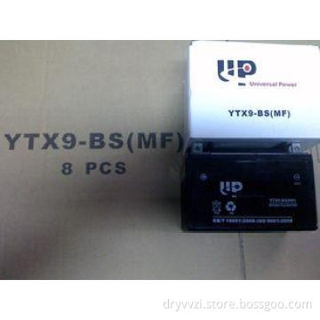 Custom made YTX9-BS MF Motorcycle Battery Sealed rechargeab